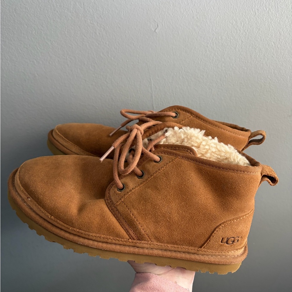 UGG Tan Suede Ankle Boots